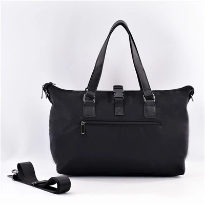 Bag Duffel Ffasiwn Du Gwydn