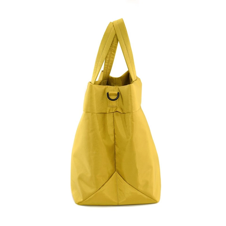 Fashion Yellow Ripstop Polyester Tote Bag