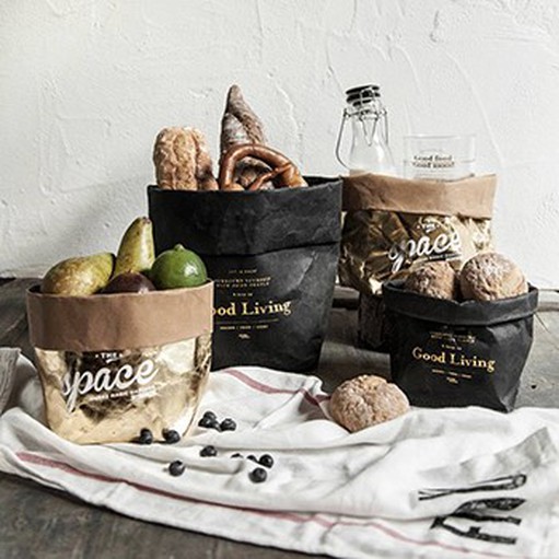 Washable Kraft Paper Storage Bags 4 Washable Kraft Paper Storage Bags 4