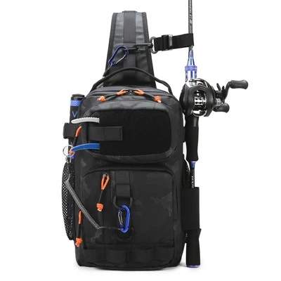 Cyflenwr Bag Sling Gist Pysgota Tactegol Ysgafn