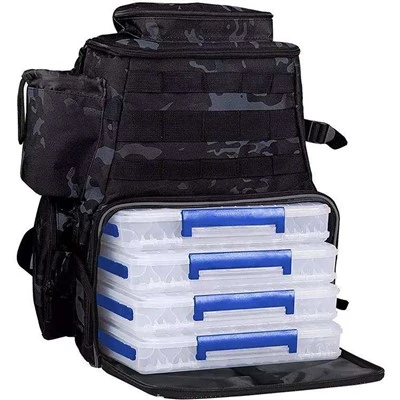 Gwneuthurwr Bagiau Storio Backpack Pysgota Tactegol gwrth-ddŵr